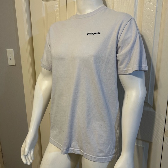 T-Shirt Patagonia P-6 Logo Responsibili - White Size M - Picture 2 of 6